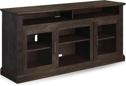 Modern 60 Inch Traditional TV Stand & Media Entertainment Center Console Table for TVs up to  Cabinets - Cayman (Gray Wash)